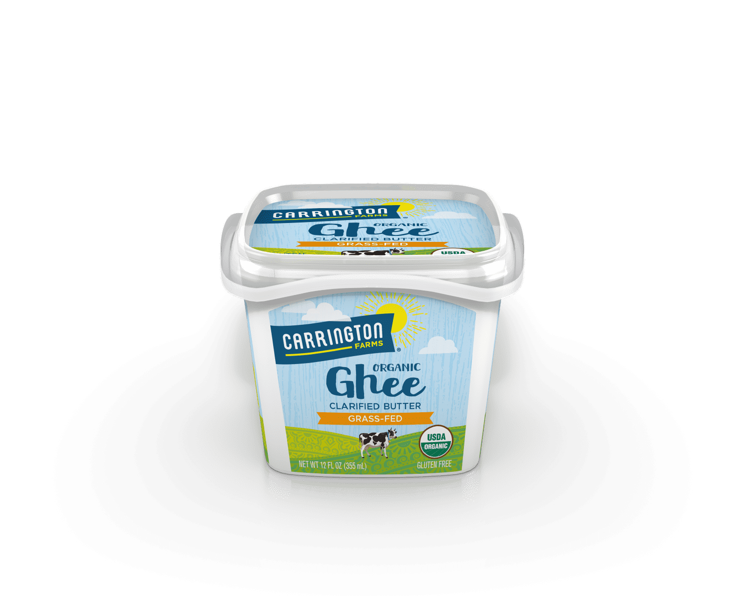 Carrington Farms Organic Ghee Clarified Butter Grass fed Gluten Free