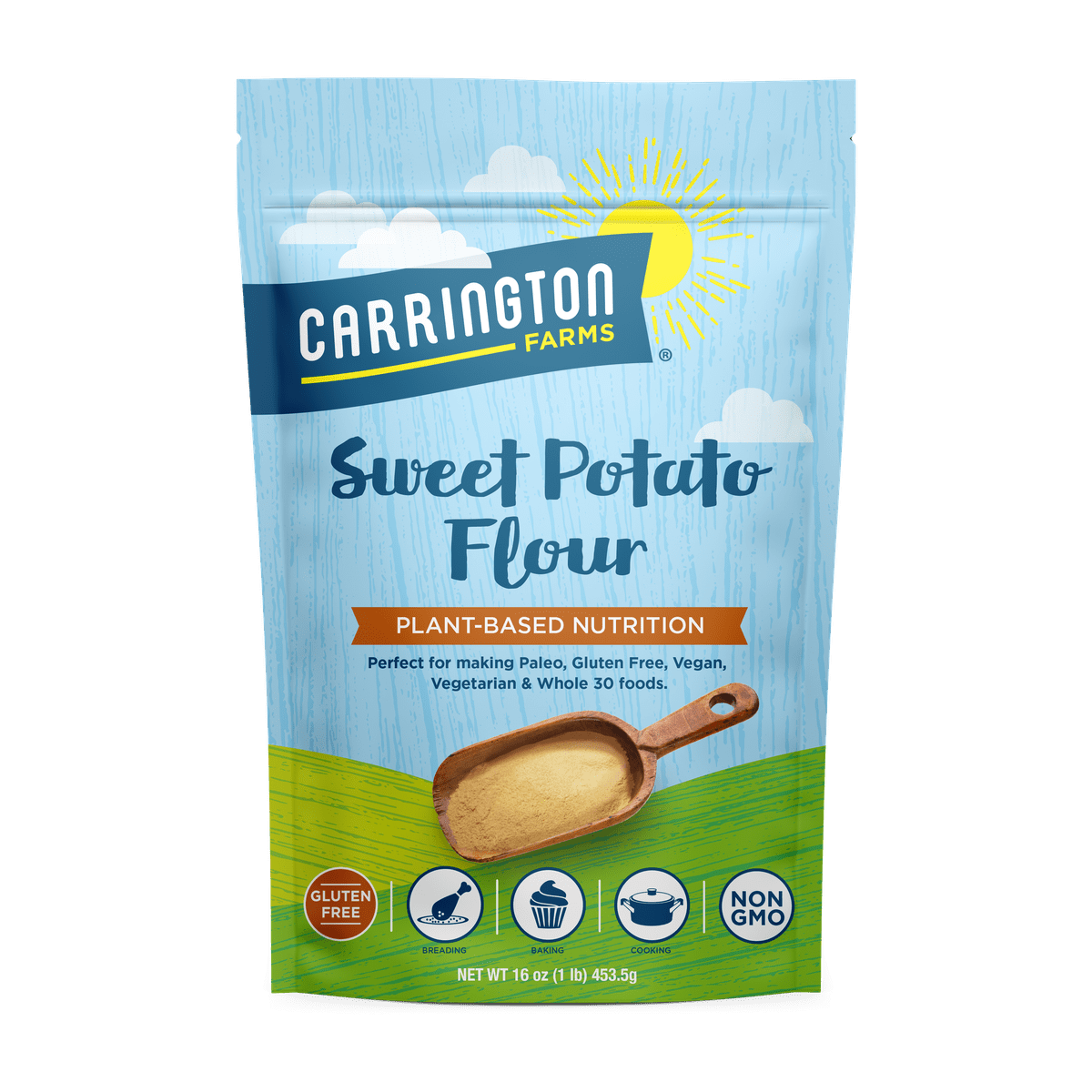 Carrington Farms Organic Gluten Free Sweet Potato Flour, 17.28 oz