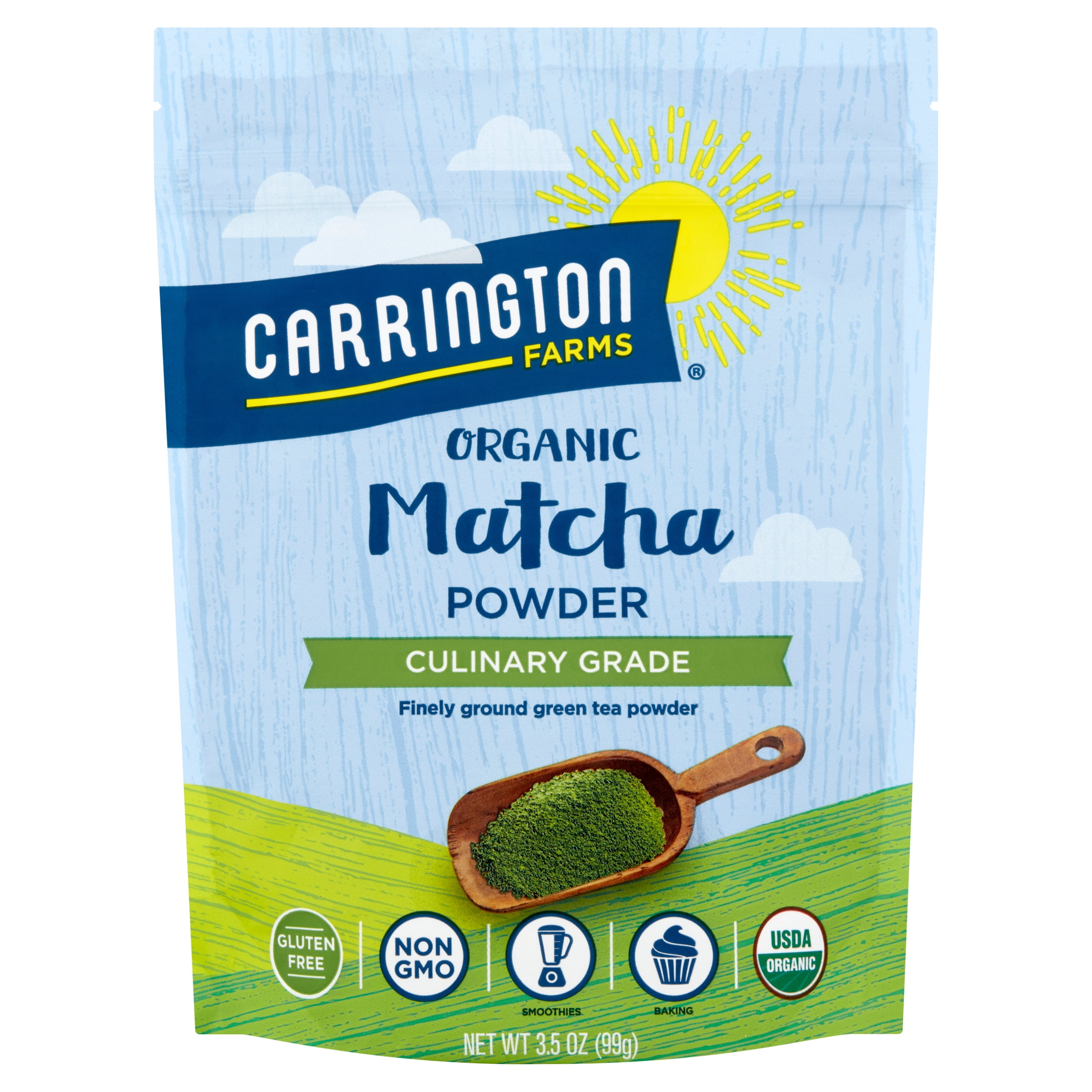 Carrington Farms Organic Matcha Green Tea Powder, 3.5oz