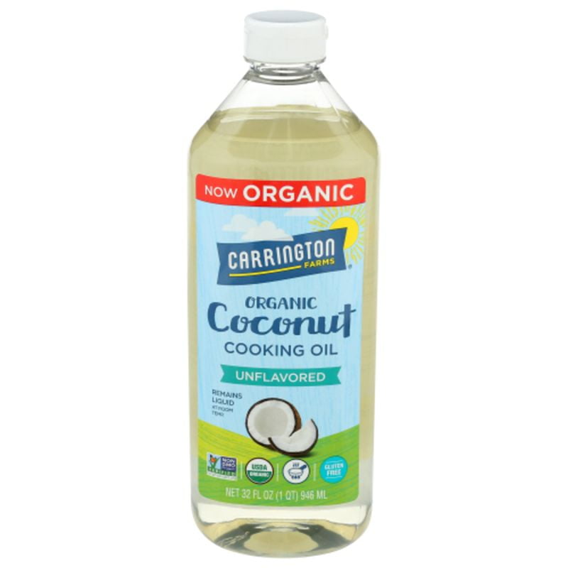 Carrington Farms Organic Unflavored Coconut Cooking Oil 32 fl oz