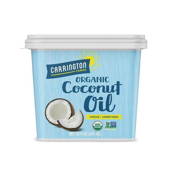 Carrington Farms Organic Virgin GGA1 Coconut Oil, 12 Fl Oz