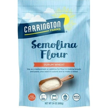 Carrington Farms Semolina Flour Durum Wheat, 24oz
