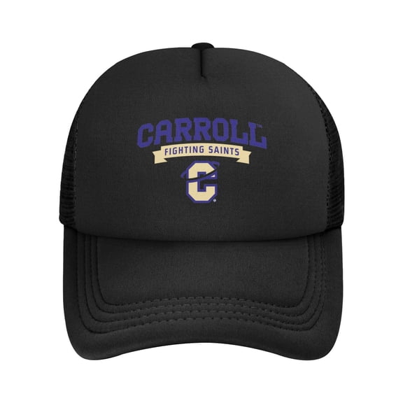 Carroll College Fighting Saint Solid Color Lightweight Adult Mesh Baseball Cap