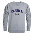 thumbnail image 1 of Carroll College Saints Dad Crewneck Sweatshirt, Heather Grey - Large, 1 of 1