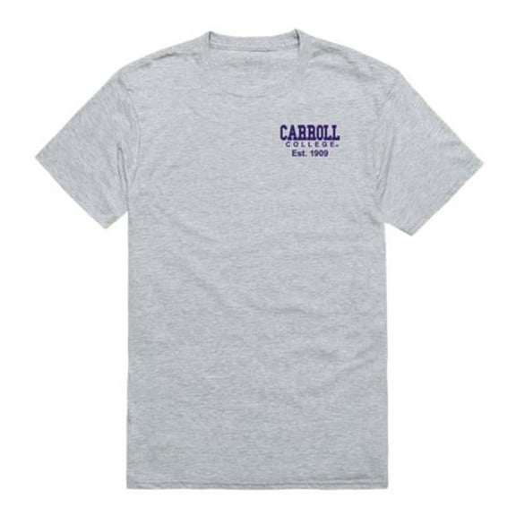 Carroll College Saints Practice T-Shirt, Heather Grey - Large