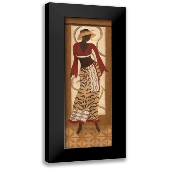 Carroll, Jane 7x14 Black Modern Framed Museum Art Print Titled - Forever Chic II
