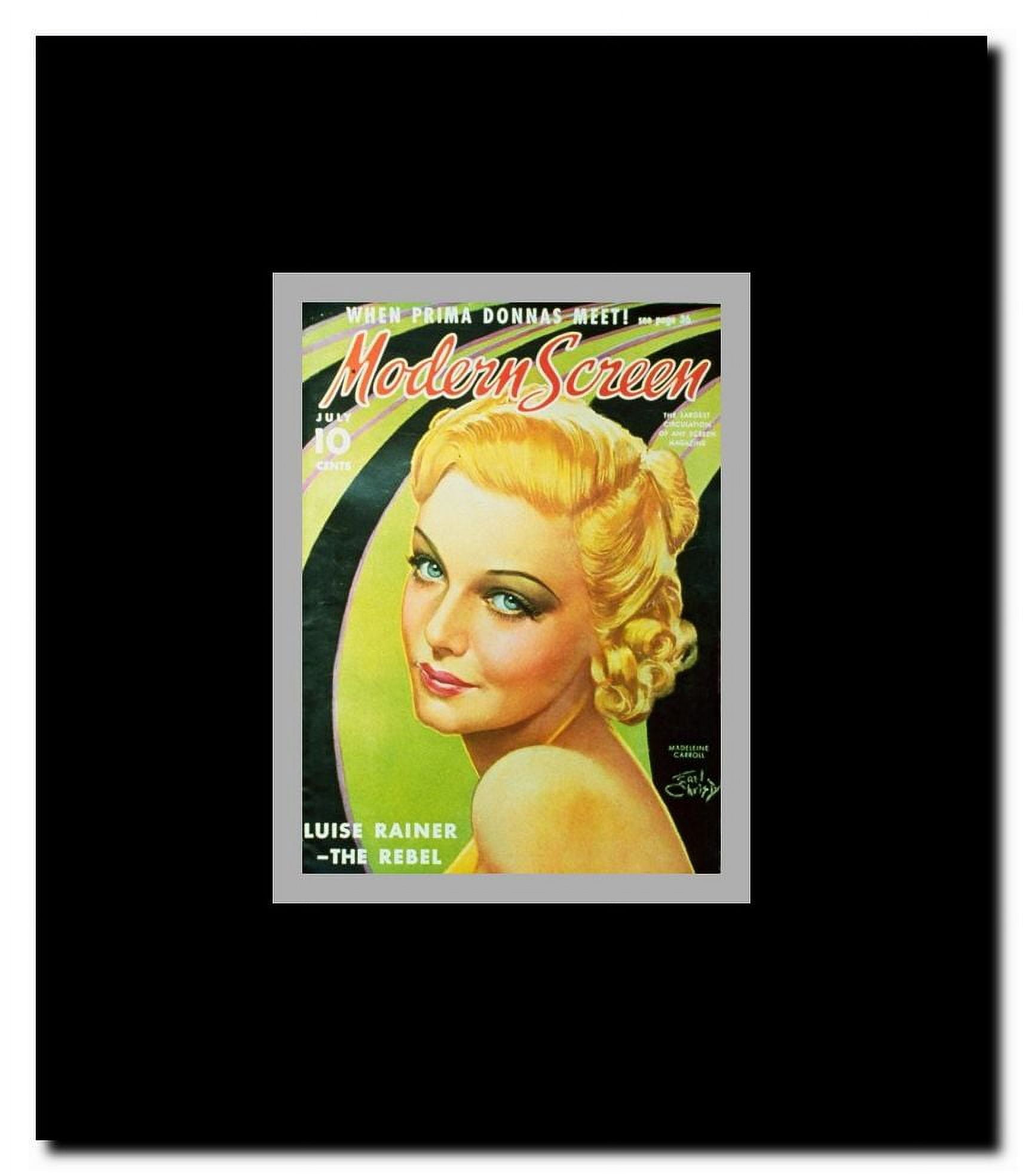 Carroll Madeleine Framed Movie Poster