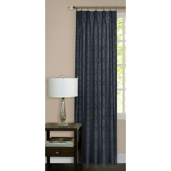 Carroll Pinch Pleat Window Curtain Panel 34x84