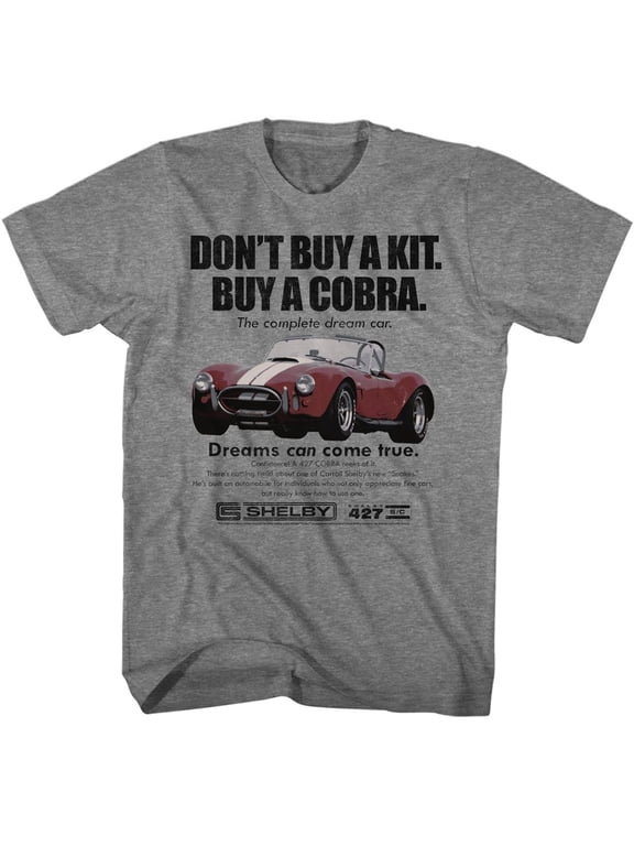 Carroll Shelby Buy a Cobra Graphite Heather T-Shirt