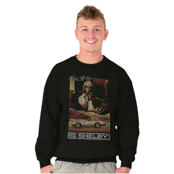 Carroll Shelby Daytona Racecar Driver Sweatshirt for Men or Women Brisco Brands S
