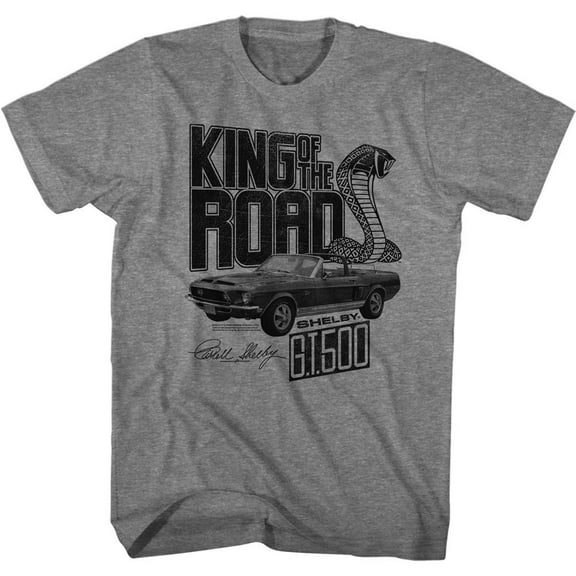 Carroll Shelby King of the Road Graphite Heather T-Shirt