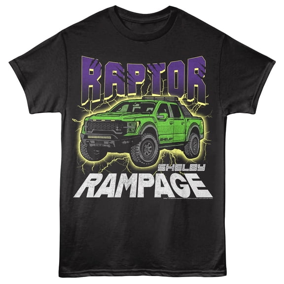Shelby F-150 Raptor Lightning Men's T Shirt (Black, Adult5XL)
