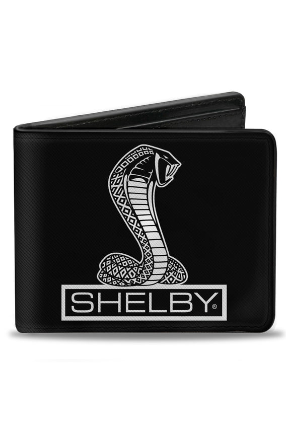 Carroll Shelby Wallet, Bifold, Shelby Tiffany Box Black White, Vegan Leather