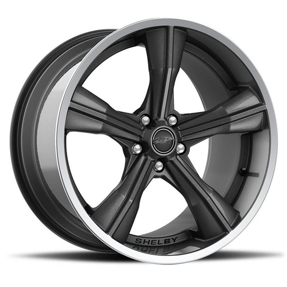 Carroll Shelby Wheels CS11 - 20 x 11 in. - 50mm Offset - Gunmetal Fits select: 2005-2006,2010-2020 FORD MUSTANG