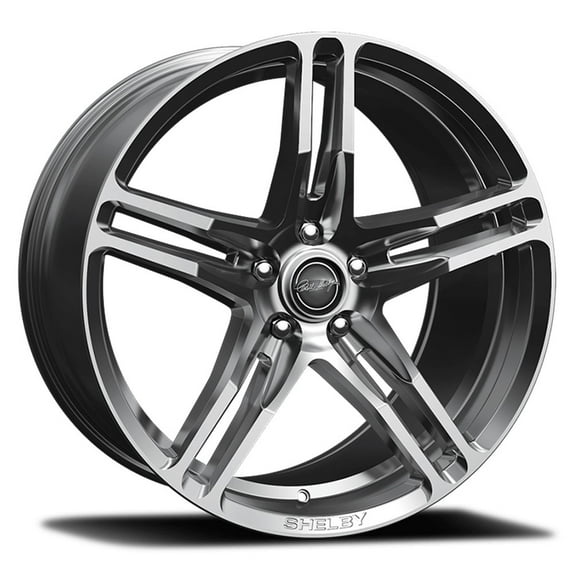 Carroll Shelby Wheels CS14 - 20 x 9.5 - 40mm Offset - Chrome Powder Fits select: 2005-2006,2010-2014 FORD MUSTANG