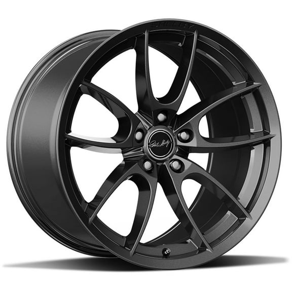 Carroll Shelby Wheels CS5 - 19 x 9.5 in. - 34mm Offset - Gunmetal Fits select: 2005-2006,2010-2020 FORD MUSTANG