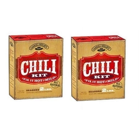 Carroll Shelby's Original Texas Brand Chili Kit 2 Box Pack