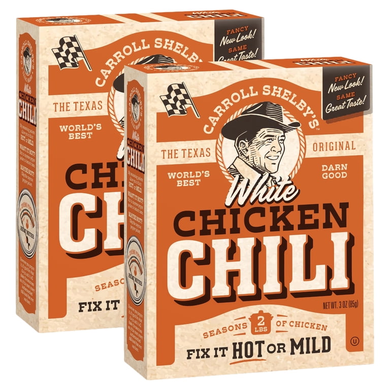 Carroll Shelby's Original Texas BCF26 Brand White Chicken Chili