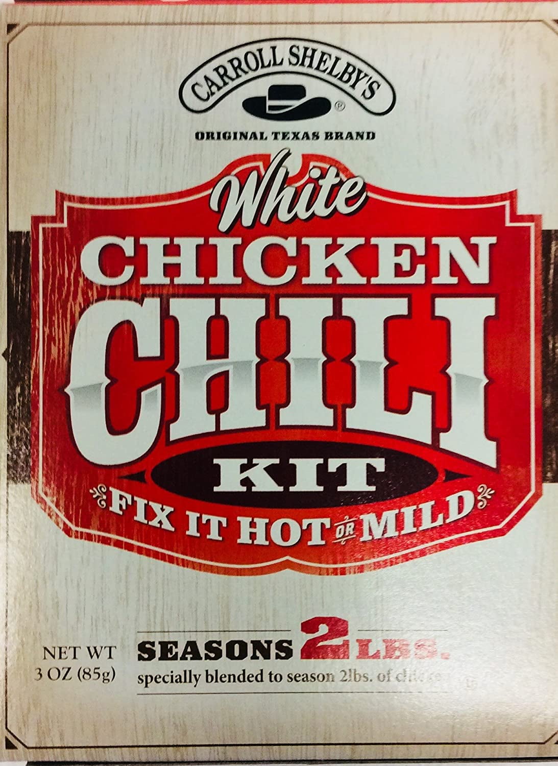Carroll Shelby's White Chicken Chili Kit, 3 oz - Smith's Food and Drug