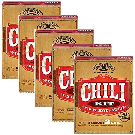 Carroll Shelbys Chili Kit 4 Oz (Pack of 5)