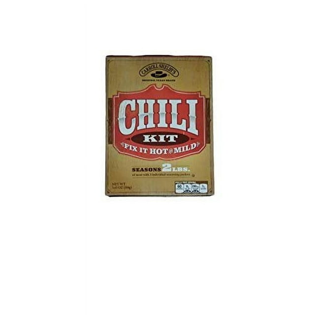 Carroll Shelbys Original Texas Chili Kit, (Pack of 3)