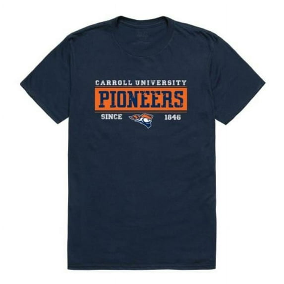 Carroll University Pioneers College Established T-Shirt, Navy - Extra Large