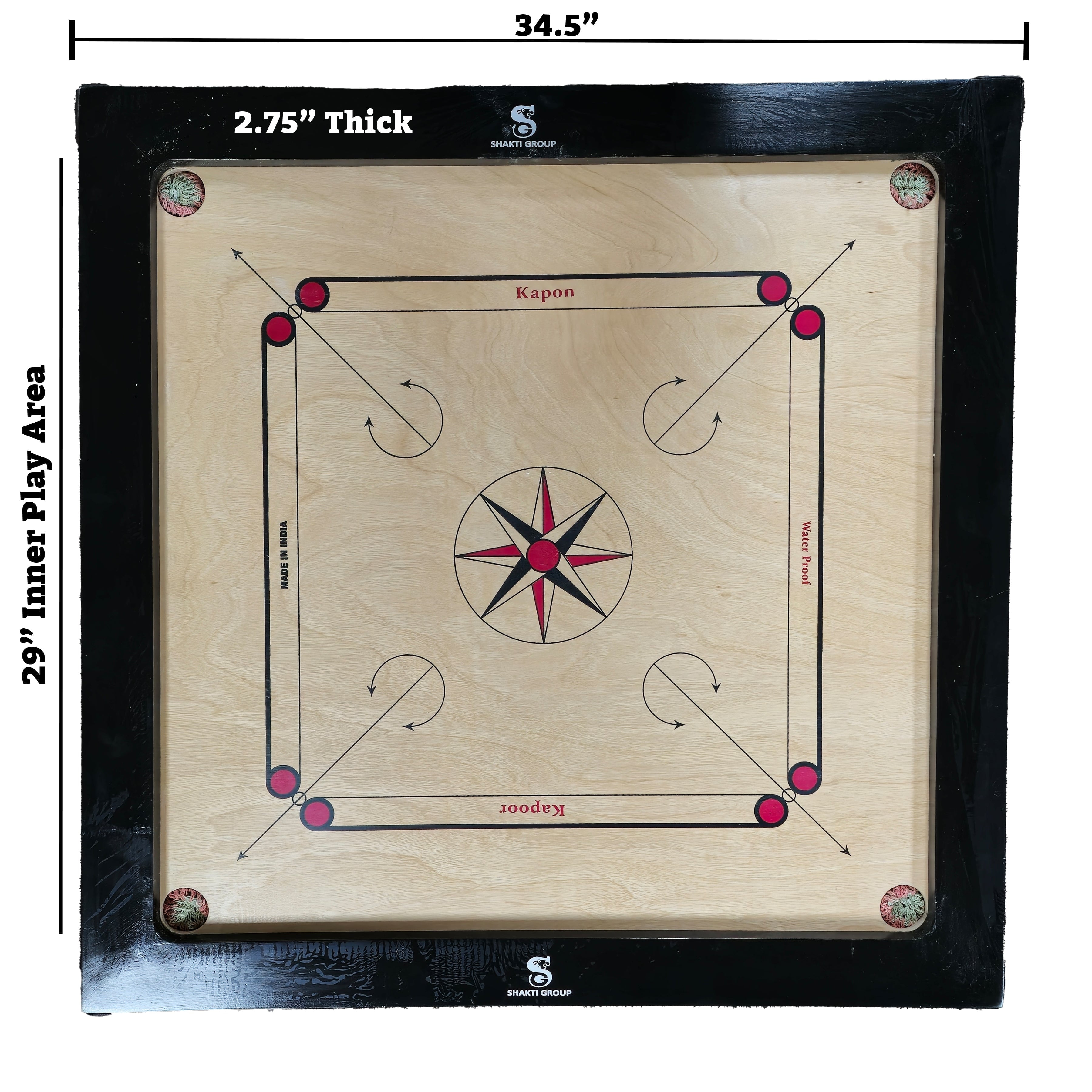 木製Carrom Board キャロンボード 木製Carrom Board キャロンボード Carrom-Board-with-Accessories-