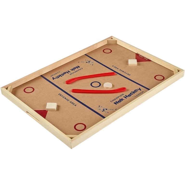 Carrom Champion Nok Hockey Game (Standard Size) – Indoor and
