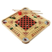 Carrom Large Board Game Set – Over 100 Family Board Games for Game Nights – All-in-One Classic Board Games (28” x 28”)