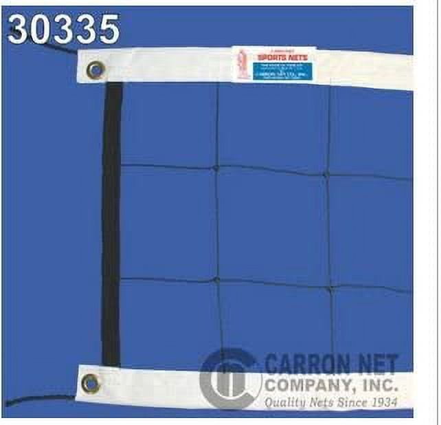Carron Reversible Volleyball Net, 32' X 3', 24 Nylon, Binding and Poly Rope top and Bottom