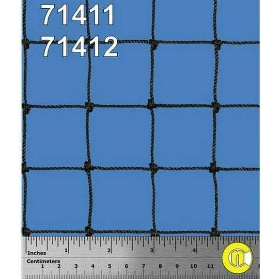 Carronnet New Listing - Pack of 2 - White - Standard Practice Ice Hockey Goal Net - 4'H X 6'W X 1'4" top Depth, 2'5" Bottom Depth; Made of #21 Nylon, 1 1/2" mesh, Tape Bound. Lacing Cords Included.