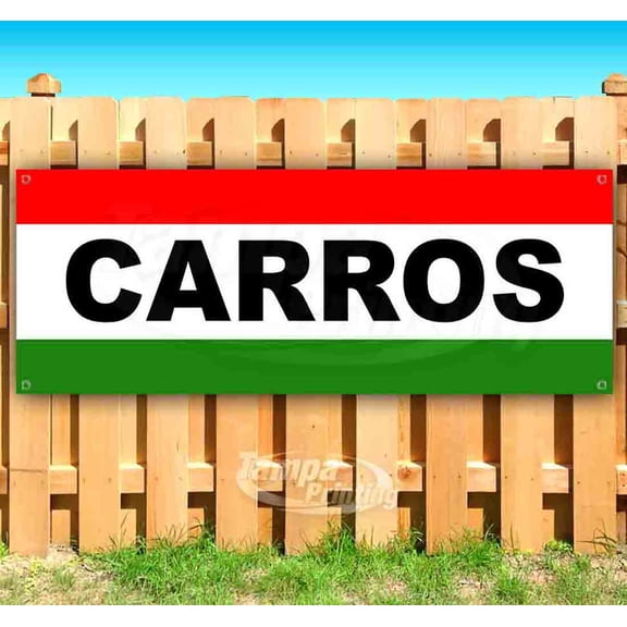 Carros 13 oz Vinyl Banner With Metal Grommets