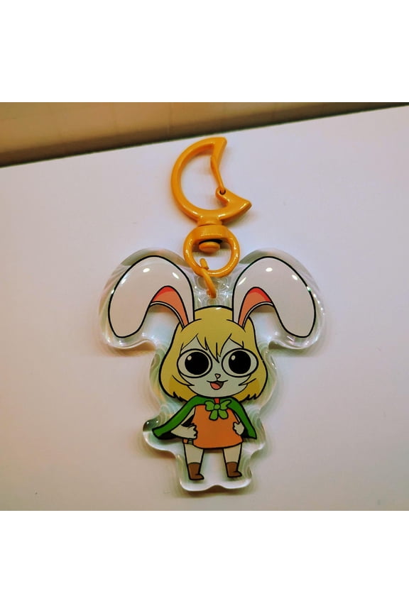 Carrot Acrylic Keychain