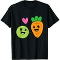 thumbnail image 1 of Carrot And Pea Food Pair Love Peas And Carrots T-Shirt, 1 of 7