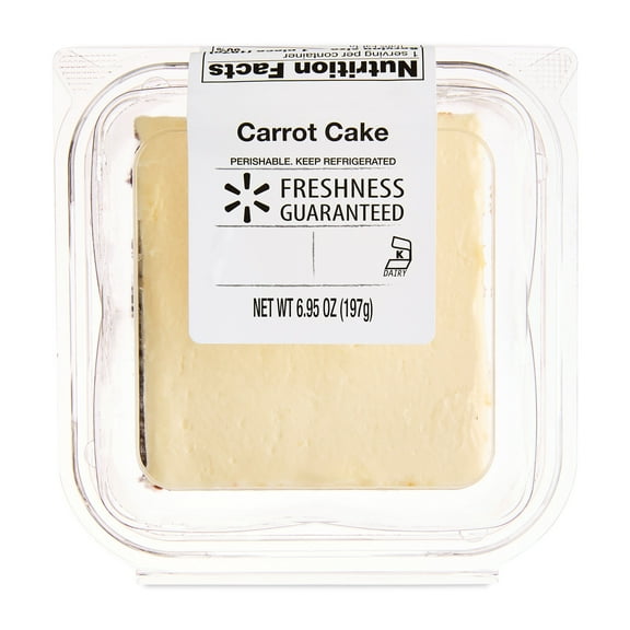 Freshness Guaranteed Carrot Cake Square, Baked, 6.95 oz (Refrigerated)