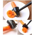 thumbnail image 1 of Carrot Curler and Peeler, Vegetable & Fruit Flower Roller Set, Root Vegetables Fruits Slicer Sharpener Garnishing Tool for Chefs & Home Cooks, 1 of 10