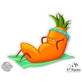 thumbnail image 1 of Carrot Exercising - 12" Vinyl Sticker Waterproof Decal, 1 of 1