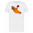 thumbnail image 1 of Carrot Lifting Weights Cartoon Tee Men's -Image by Shutterstock, 1 of 2