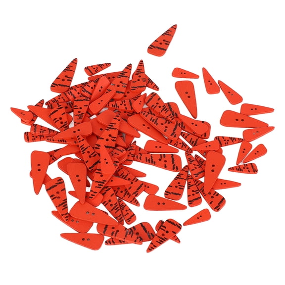 Carrot Nose Buttons, Lovely Exquisite Orange Carrot Button For Christmas For Bags