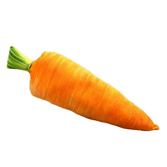 Carrot Plush Pillow Orange Vegetable Toy Cushion Home Decor Decorative Pillow 30x75 cm Soft Throw Pillow