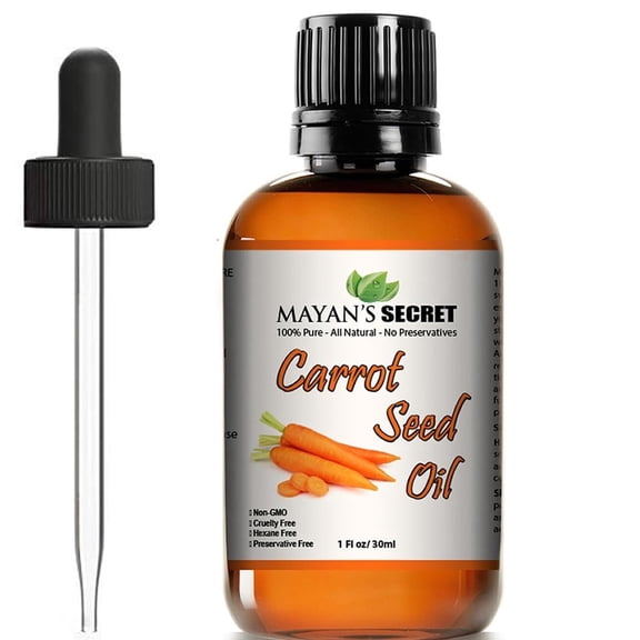 Mayans Secret Carrot Seed Essential Oil 1 fl oz Pure Undiluted Steam Distilled Non GMO