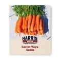 thumbnail image 1 of Harris Seeds Yaya Organic Carrot Seeds, Nantes Type, Non-GMO, 250 Count, 1 of 7