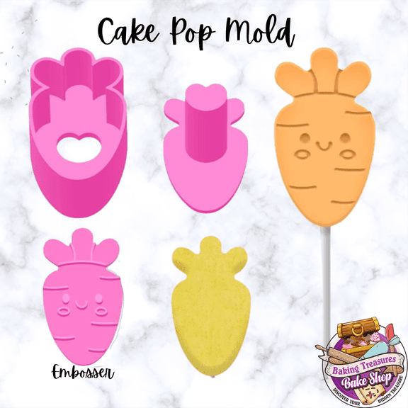 Carrot Shaped Cake Pops Cutter