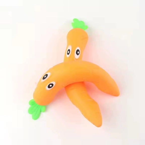 Carrot Squishy Toy – Slow-Rising Stress Reliever,Realistic Vegetable-Shaped Fidget for Anxiety Relief,Sensory Calming Squeeze for Office Desk Decor,Gift for Adults Teens Kids