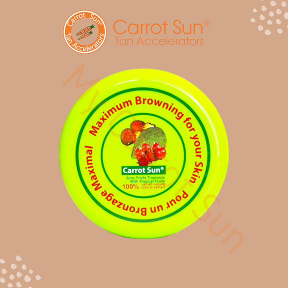 Carrot Sun Tan Accelerator Tropical Cream with Carrot Oil and L-Tyrosine 350ML