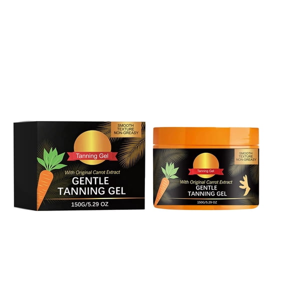 Carrot Tanning Gel For Natural Bronzing Non Greasy Refreshing 150G