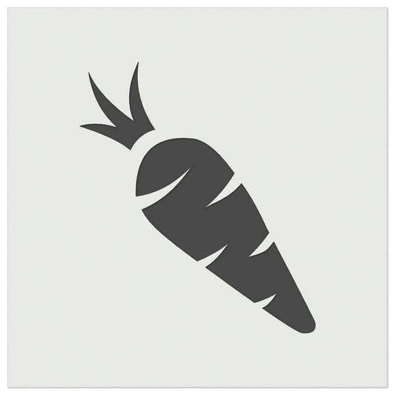 Carrot Vegetable DIY Cookie Wall Craft Stencil - 3.5 Inch
