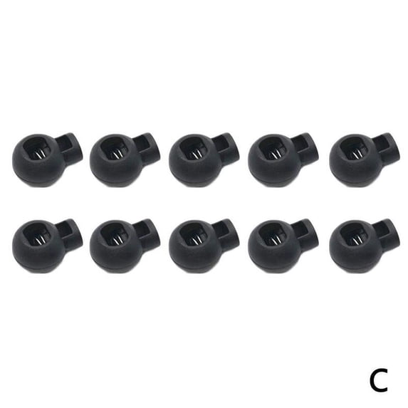 Carroterr 10x Shoe Lace Shoelace Buckle Rope Clamp Cord Lock Stopper Run Sports Clips F9B2