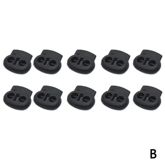 Carroterr 10x Shoe Lace Shoelace Buckle Rope Clamp Cord Lock Stopper Run Sports Clips M5L0