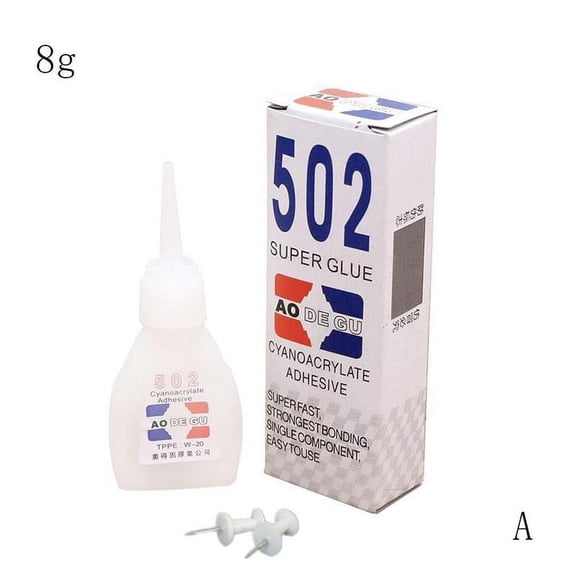 Carroterr 1pcs Strong Super Glue 502 Liquid Plastic Acrylate Accessory Rubber Office Tool Jewelr Adhesive Fabric Glue O3K6 Sealant Plastic J1B3